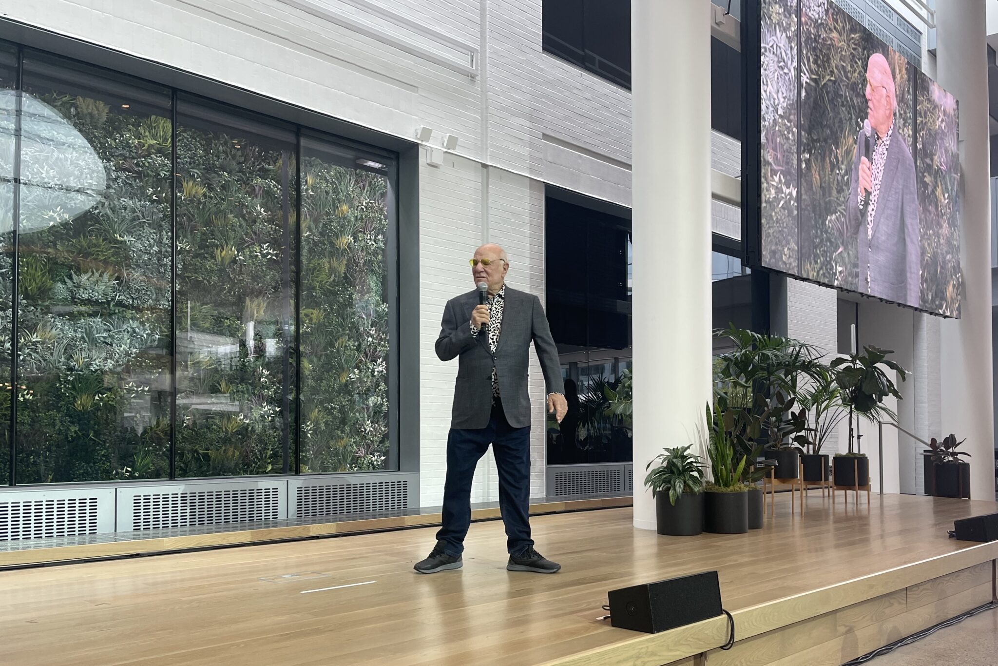 Barry Diller at an Expedia partner conference at Seattle headquarters in 2023. 