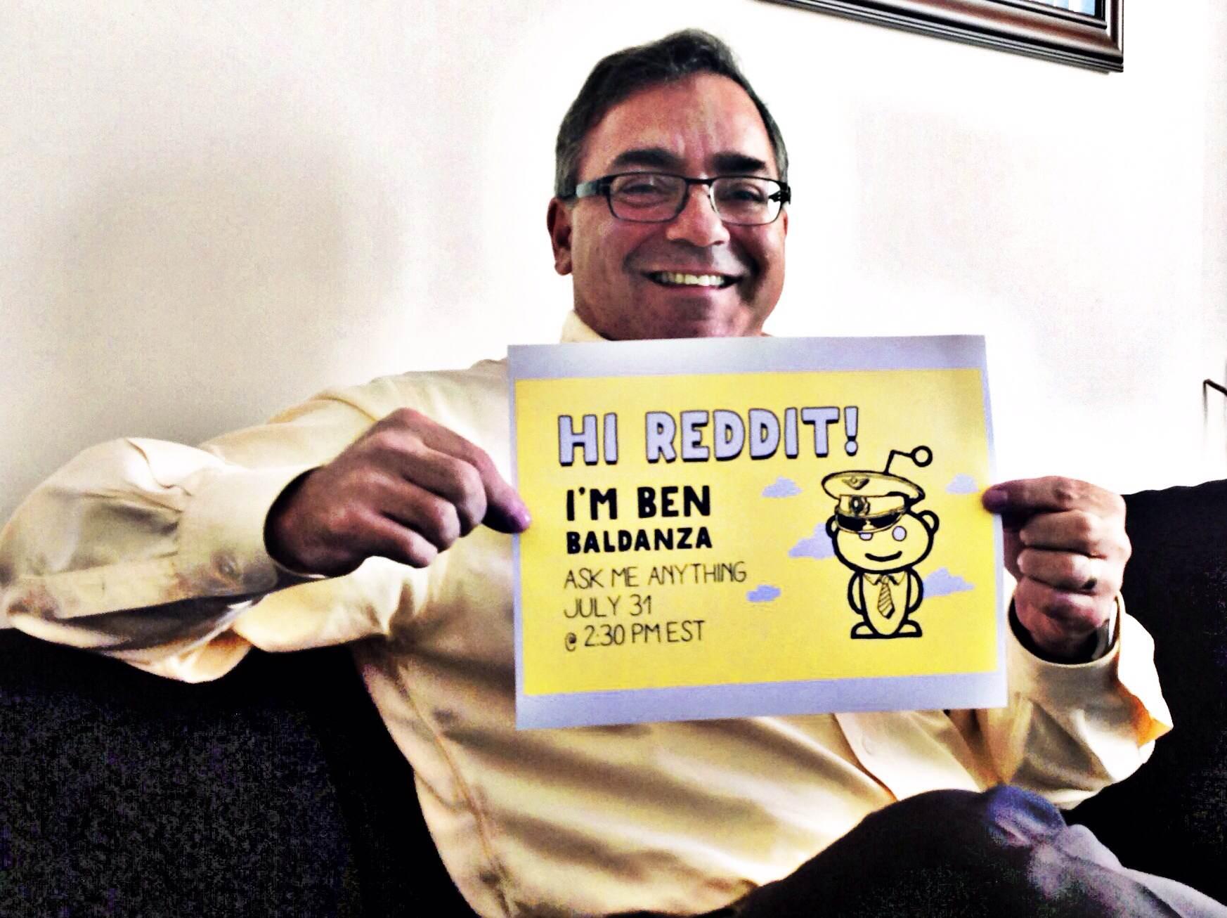 Ben Baldanza hosts an "Ask Me Anything" on Reddit in 2014. Spirit Airlines/X