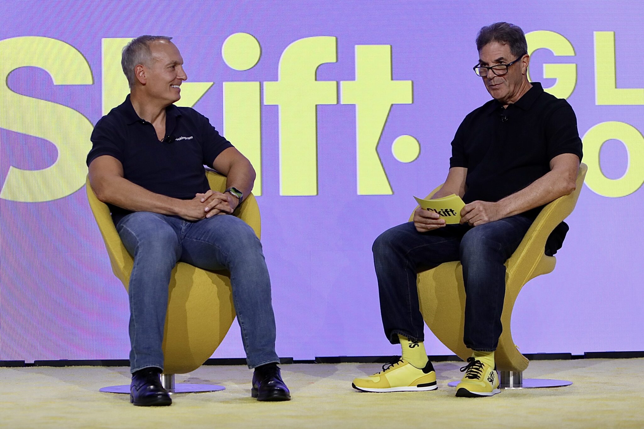 Pictured: Glenn Fogel, president and CEO of Booking Holdings, at the 2024 Skift Global Forum