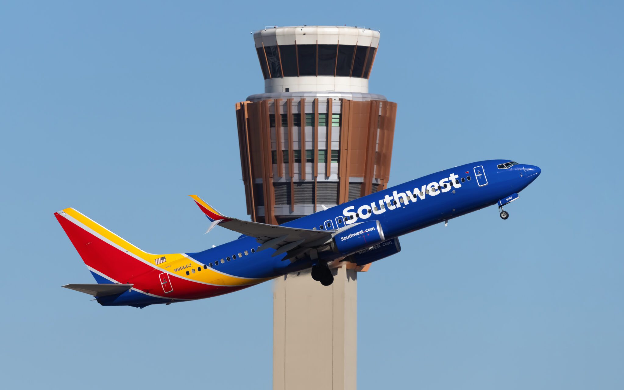 A Southwest Airlines Boeing 737-800.