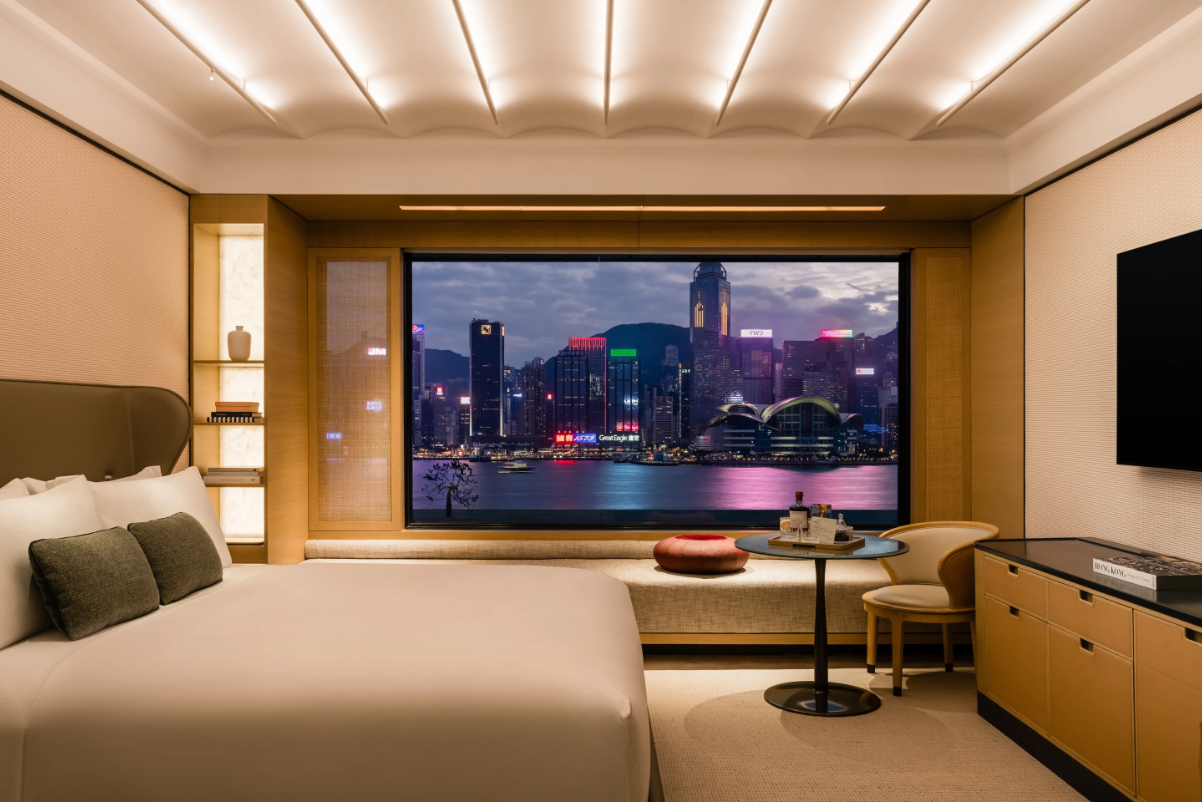 A guest room at Regent Hong Kong, part of IHG's loyalty program. Source: Regent Hong Kong.