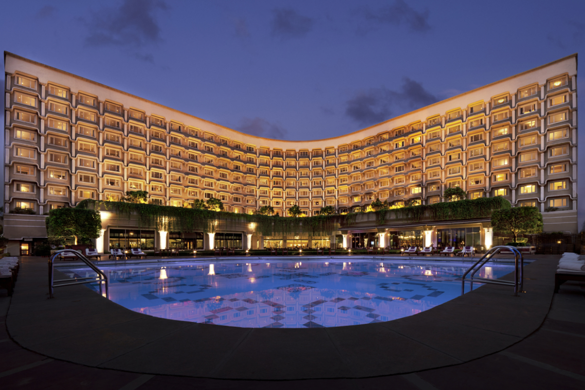 Exterior of a Taj Hotel.