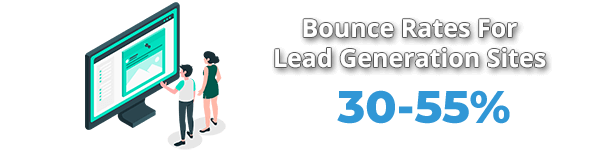 Average Bounce Rate For Lead Generation Sites