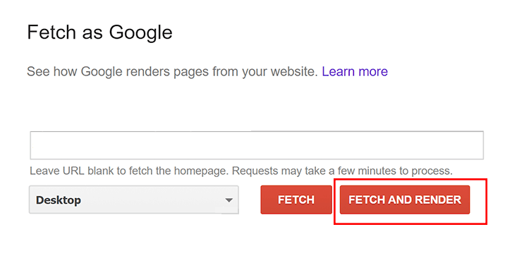 Google Search Console Fetch And Render