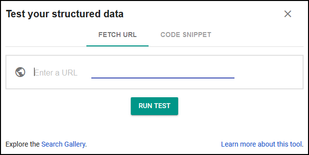 Google's Structured Data Tester